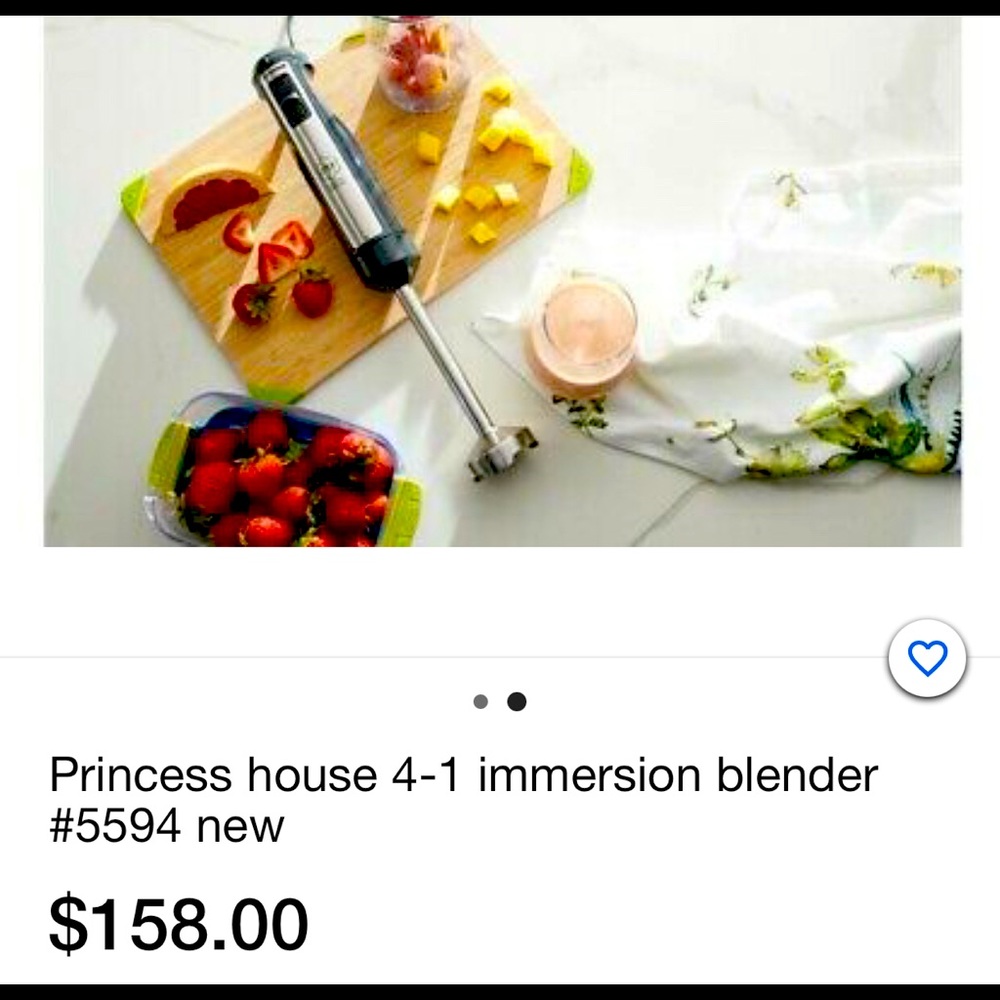 Princess house 4 in 1 immersion blender